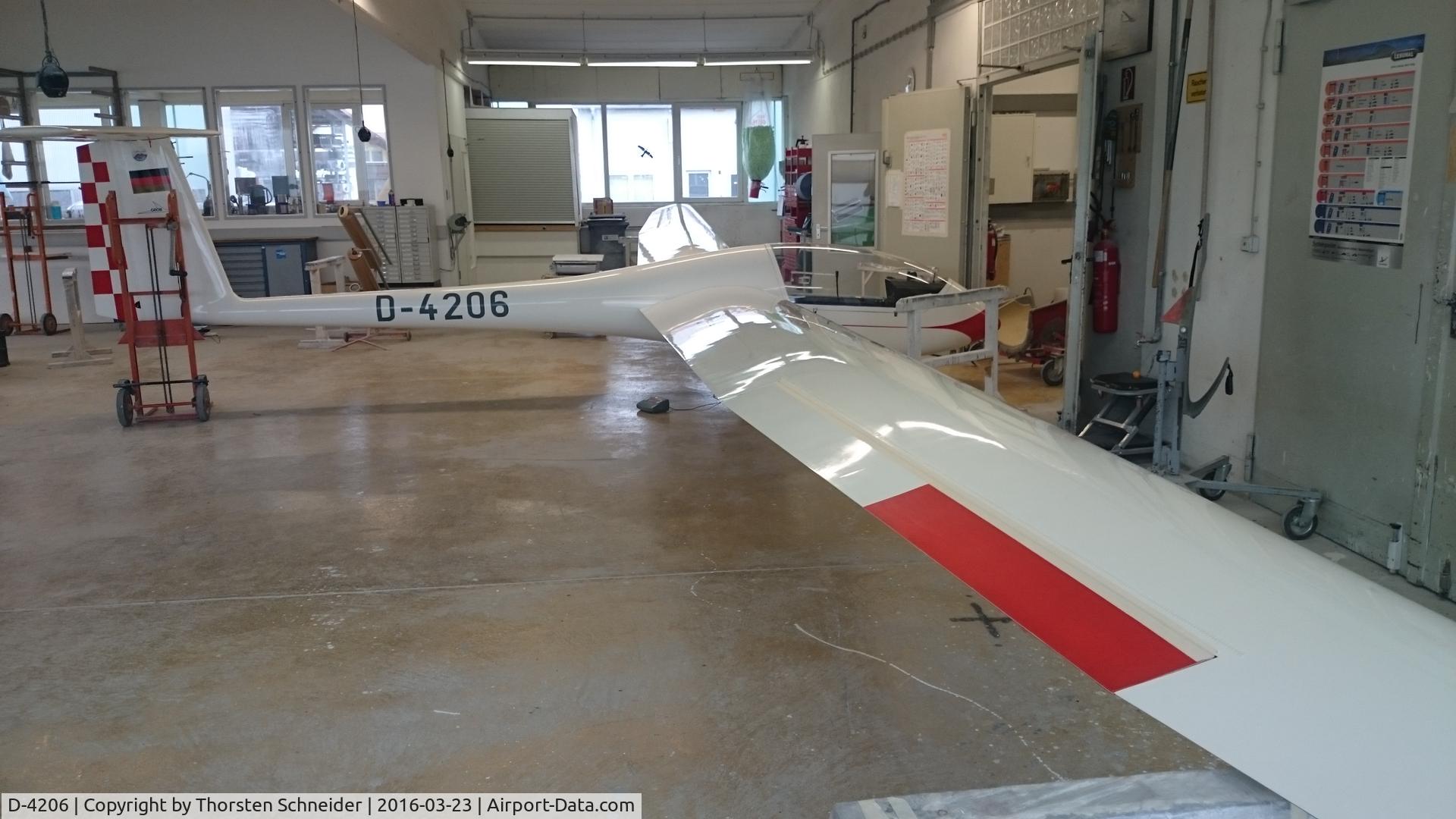 D-4206, 1976 Grob G-102 Astir CS C/N 1232, Astir CS, D-4206, glider,
