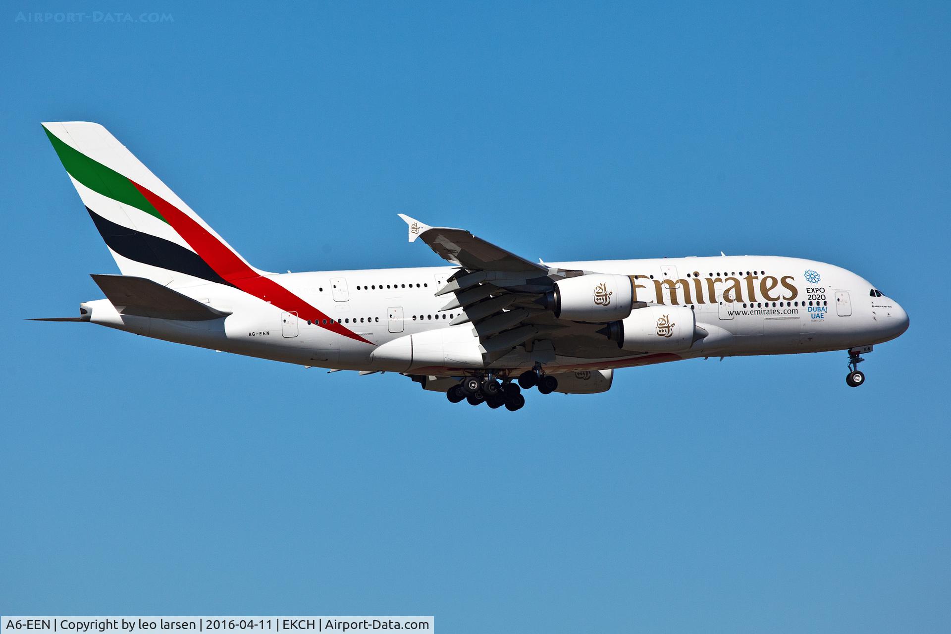 A6-EEN, 2013 Airbus A380-861 C/N 135, Copenhagen11.4.16