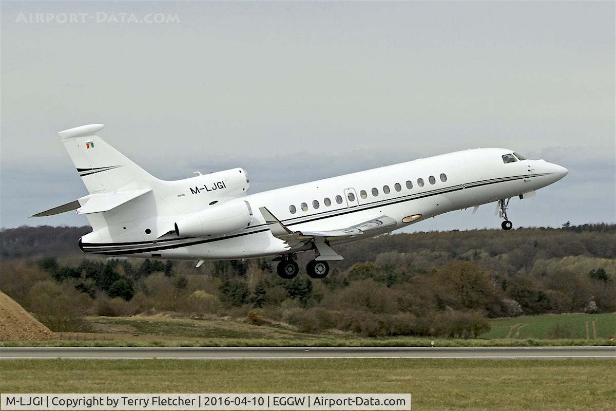 M-LJGI, 2007 Dassault Falcon 2000EX C/N 143, At Luton