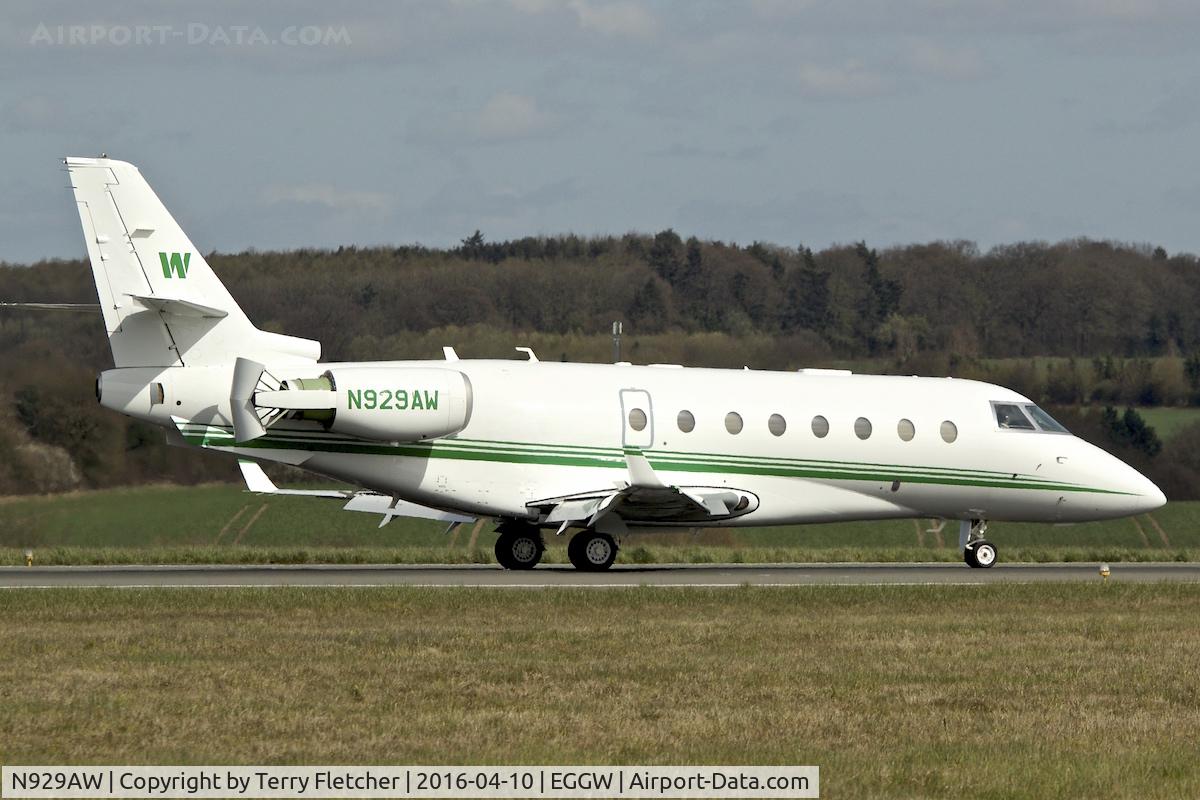 N929AW, 2008 Israel Aerospace Industries G200 C/N 192, At Luton