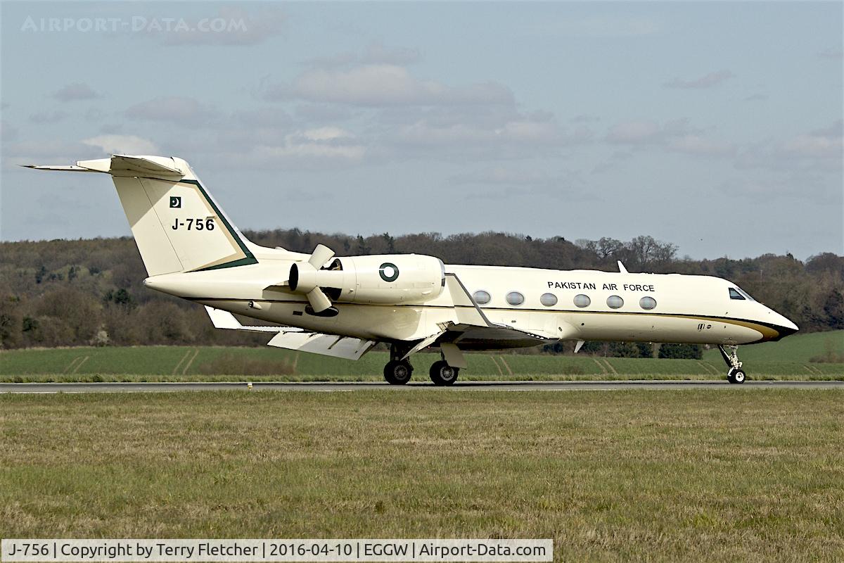J-756, 2007 Gulfstream Aerospace GIV-X (G450) C/N 4090, Pakistan Air Force G450 at Luton