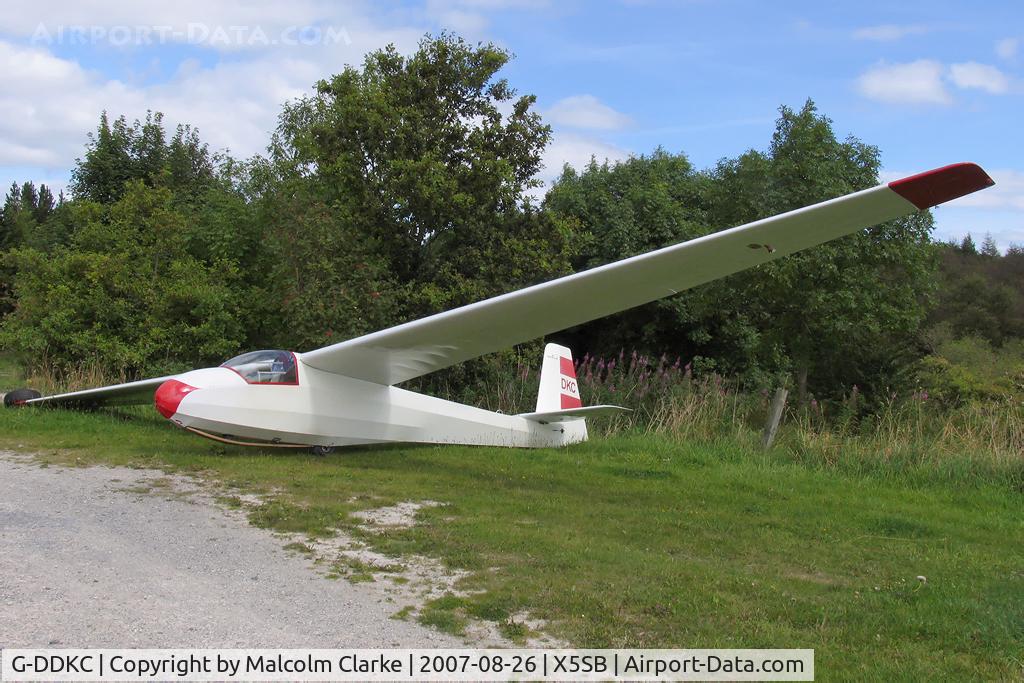 G-DDKC, 1972 Schleicher K-8B C/N 8261, Schleicher K-8B at The Yorkshire Gliding Club, Sutton Bank, N Yorks, August 2007.