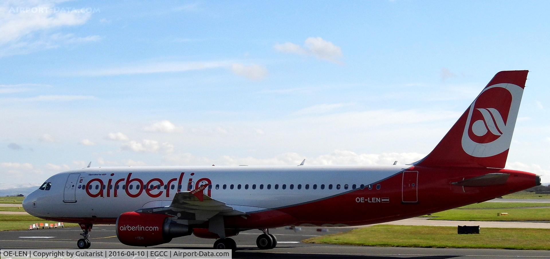 OE-LEN, 2007 Airbus A320-214 C/N 3093, At Manchester