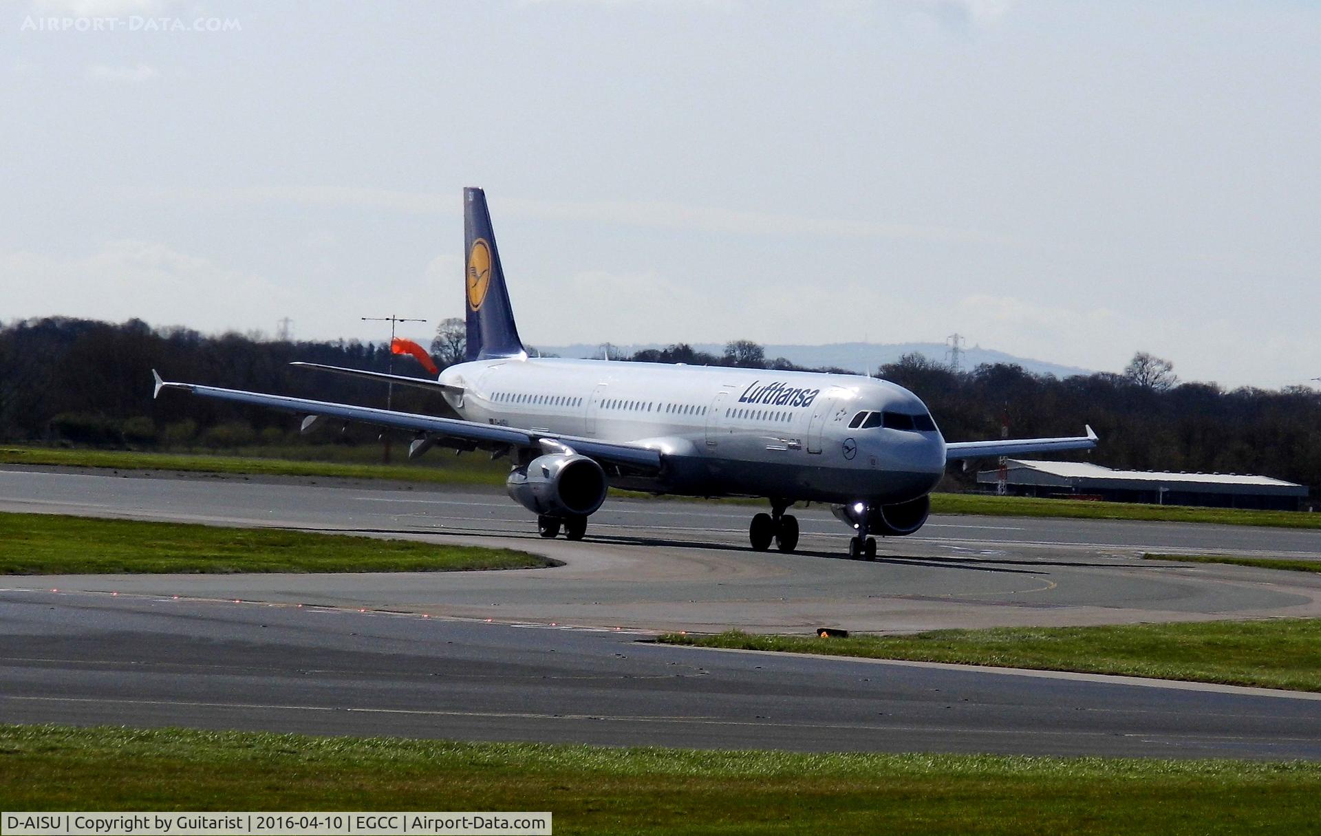 D-AISU, 2009 Airbus A321-231 C/N 4016, At Manchester
