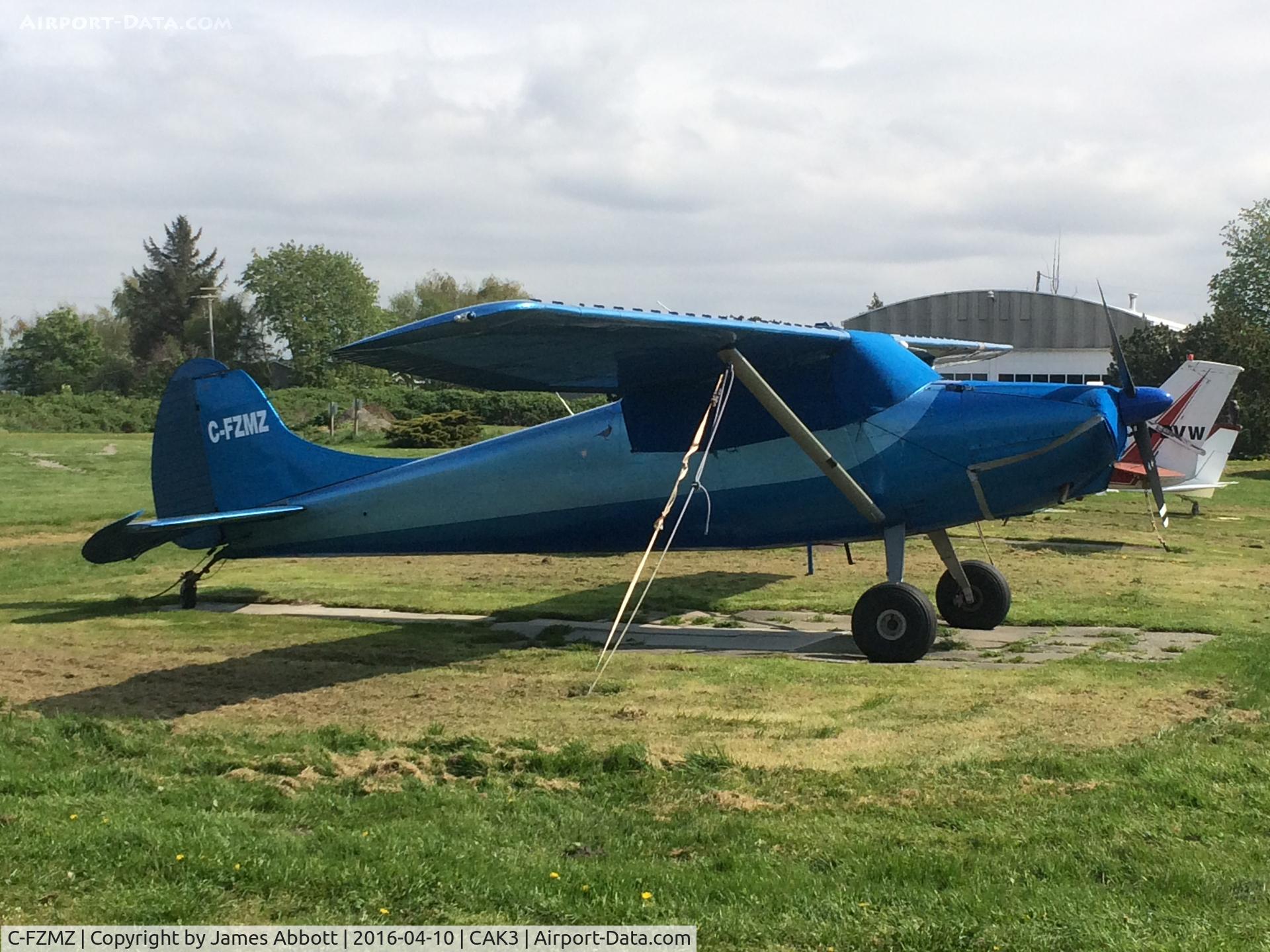 C-FZMZ, 1949 Cessna 170A C/N 19156, At its tie down Delta Heritage Airpark