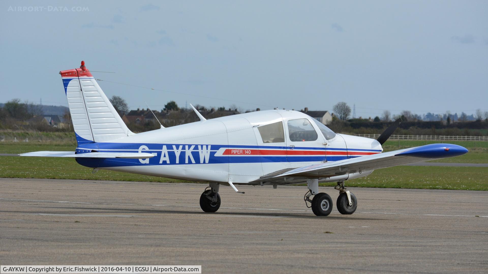 G-AYKW, 1970 Piper PA-28-140 Cherokee C/N 28-26931, 2. G-AYKW visiting The Imperial War Museum, Duxford, Cambridgshire.