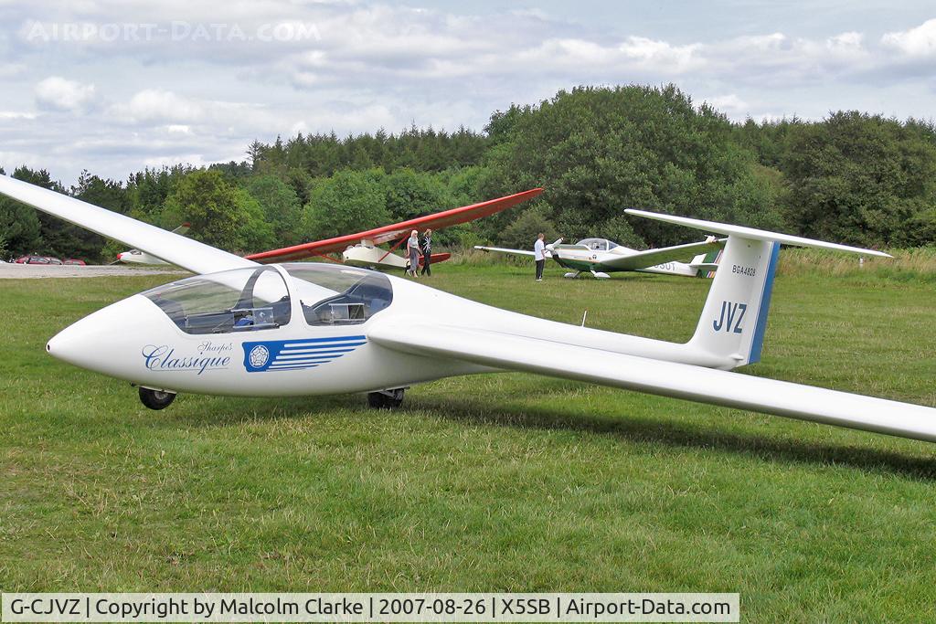 G-CJVZ, Schleicher ASK-21 C/N 21721, Schleicher ASK-21 at The Yorkshire Gliding Club, Sutton Bank, N Yorks, August 2007.