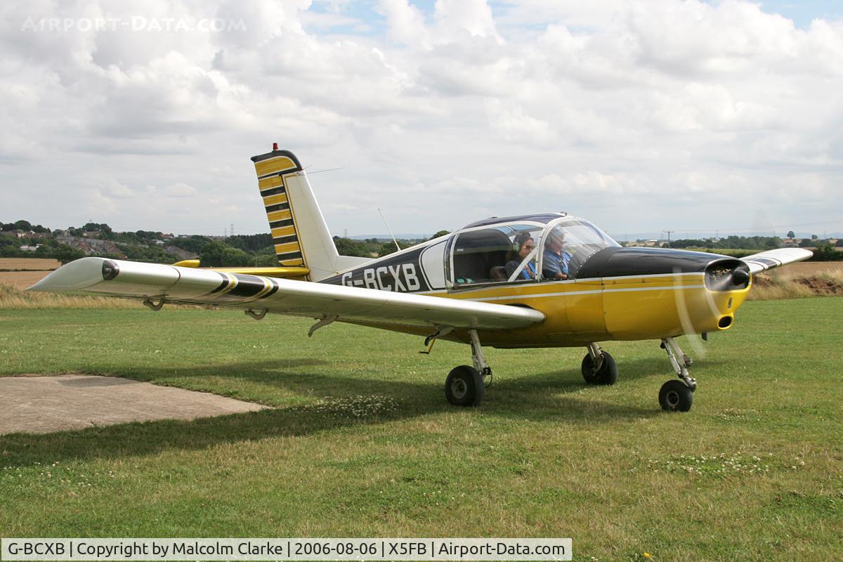 G-BCXB, 1974 Socata Rallye 100ST Galopin C/N 2546, Morane-Saulnier Rallye 100ST, Fishburn Airfield, August 2006.