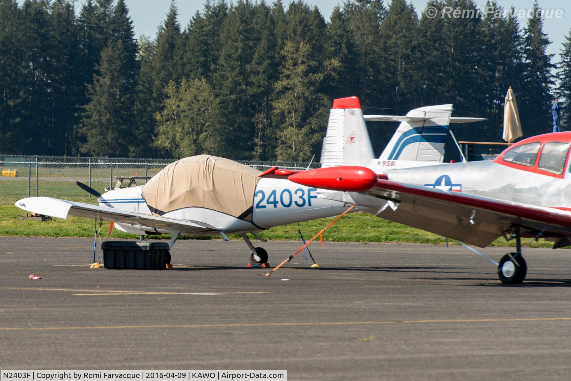 N2403F, 1978 Piper PA-38-112 Tomahawk C/N 38-79A0419, Park near main terminal building, KAWO (AWO)