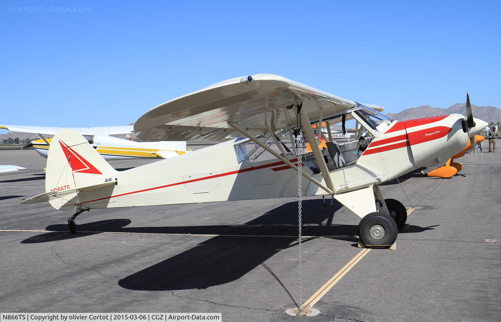 N866TS, Piper PA-18 Replica C/N 18-002, Cactus fly in