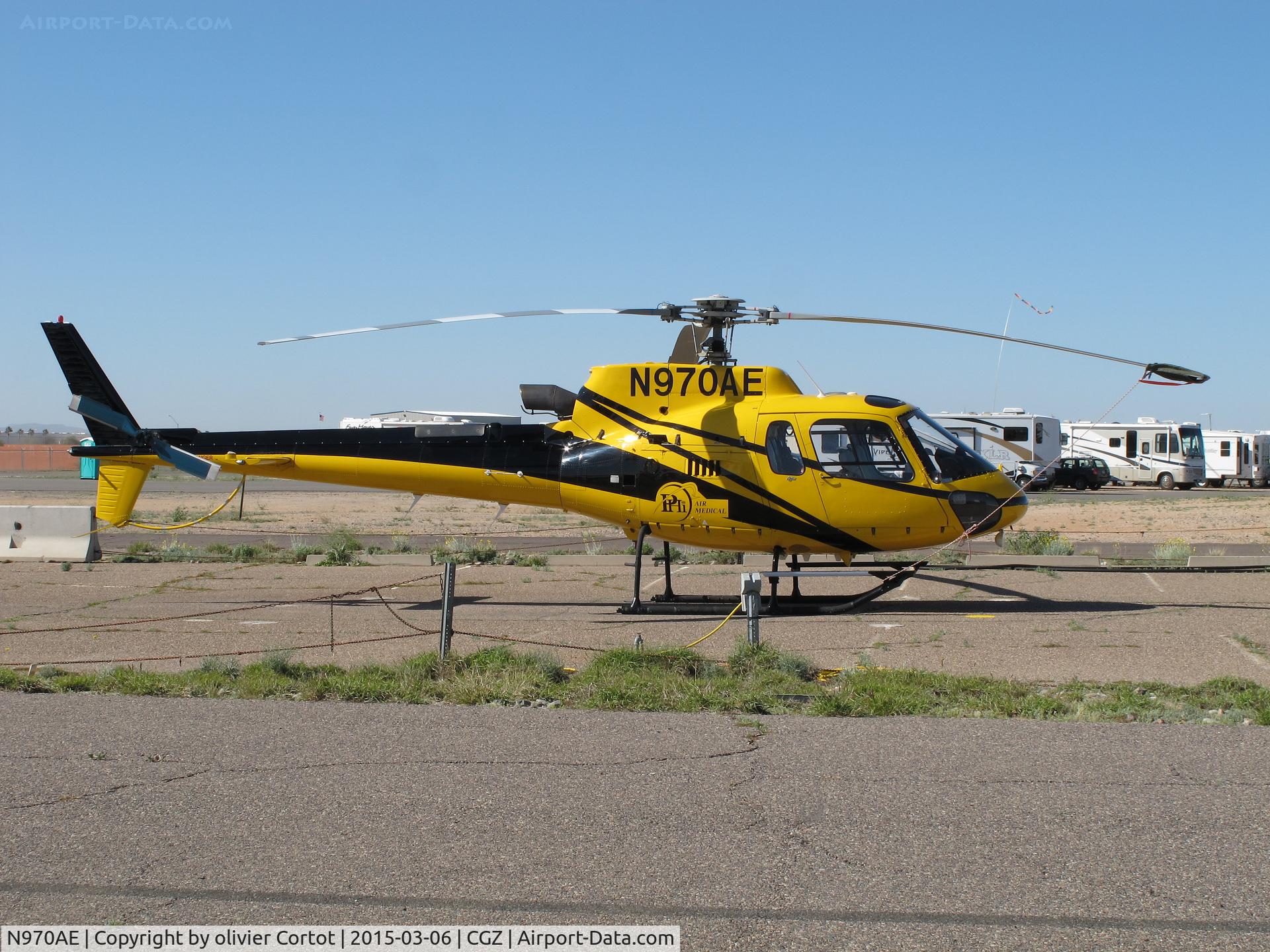 N970AE, 1999 Eurocopter AS-350B-3 Ecureuil Ecureuil C/N 3235, Cactus fly in