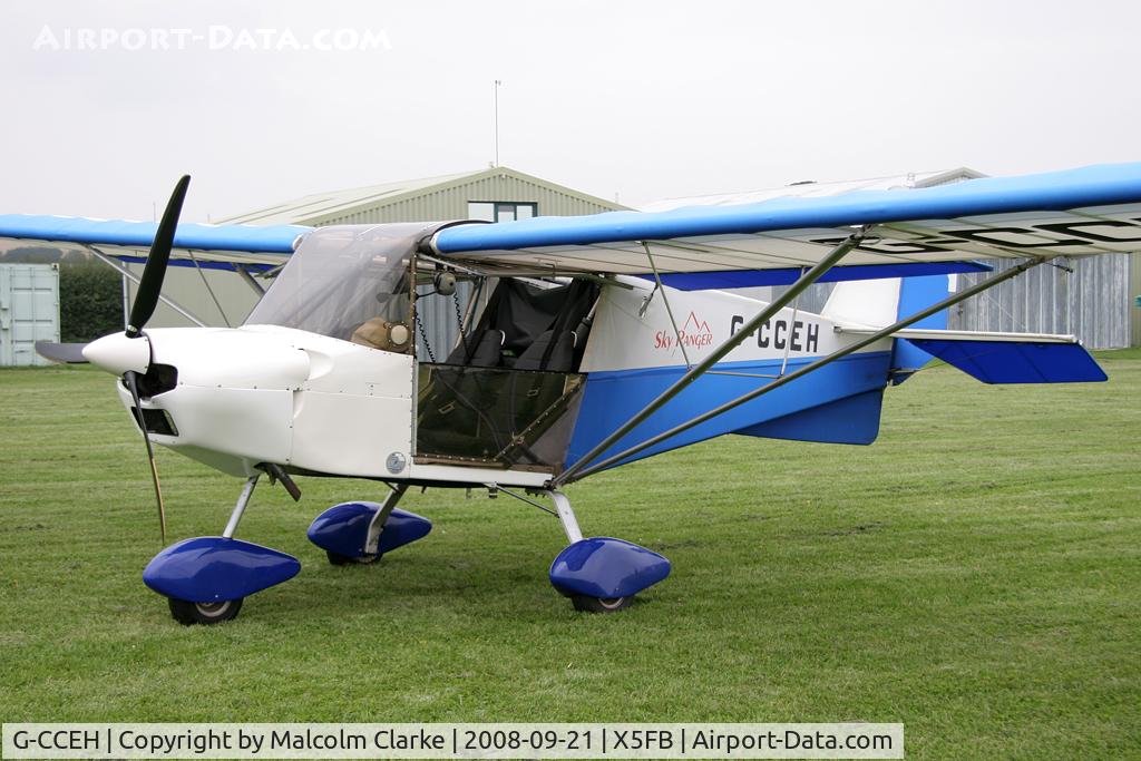 G-CCEH, 2003 Best Off Skyranger 912(2) C/N BMAA/HB/267, Best Off Skyranger 912(2) at Fishburn Airfield, September 2008.