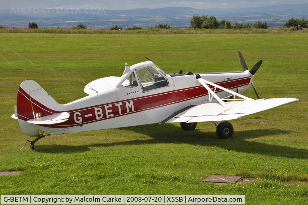 G-BETM, 1976 Piper PA-25-235 Pawnee C/N 25-7656066, Piper PA-25-235 Pawnee, one of the tow planes at The Yorkshire Gliding Club, Sutton Bank, N Yorks, July 2008.