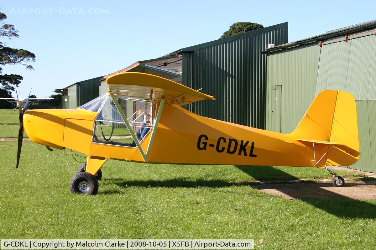 G-CDKL, 2005 Reality Escapade 912(2) C/N BMAA/HB/359, Reality Escapade 912-2, a resident at Fishburn Airfield, October 2008.
