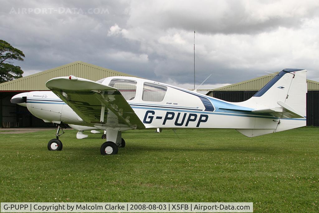 G-PUPP, 1973 Beagle B-121 Pup Series 2 (Pup 150) C/N B121-174, Beagle B-121 Pup Series 2, Fishburn Airfield, August 2008.