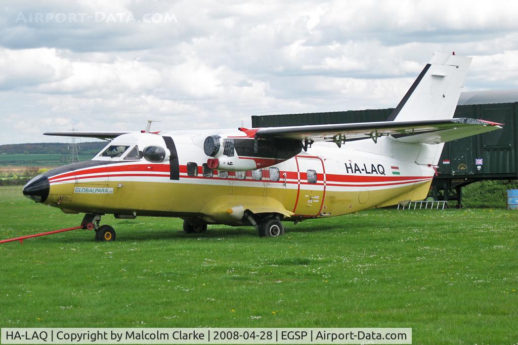 HA-LAQ, 1984 Let L-410UVP Turbolet C/N 841332, Let L-410UVP Turbolet, Sibson Airfield, Peterborough UK in 2008