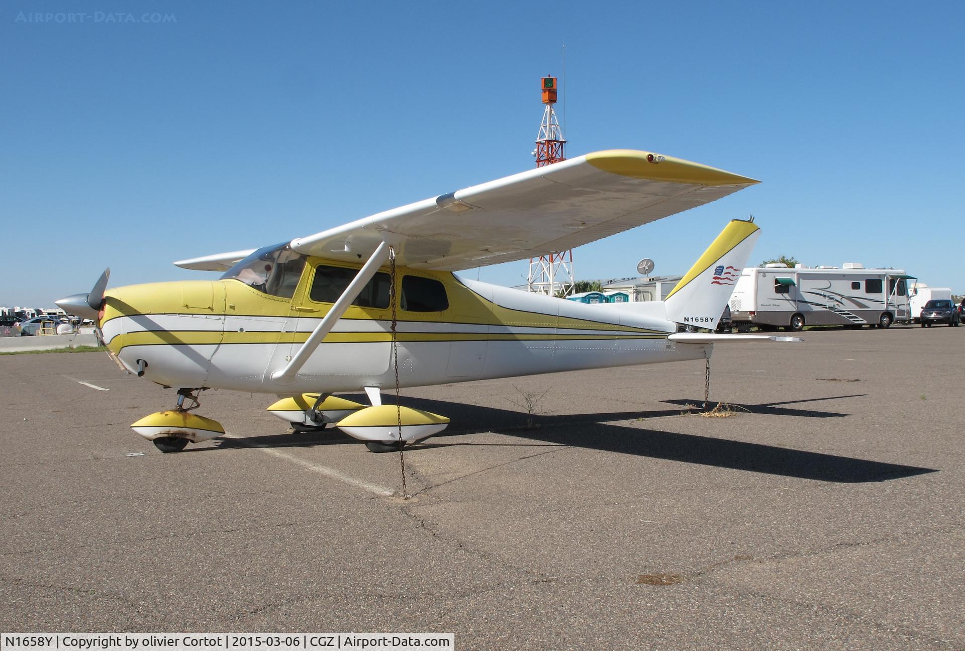N1658Y, 1962 Cessna 172C C/N 17249358, Cactus fly in