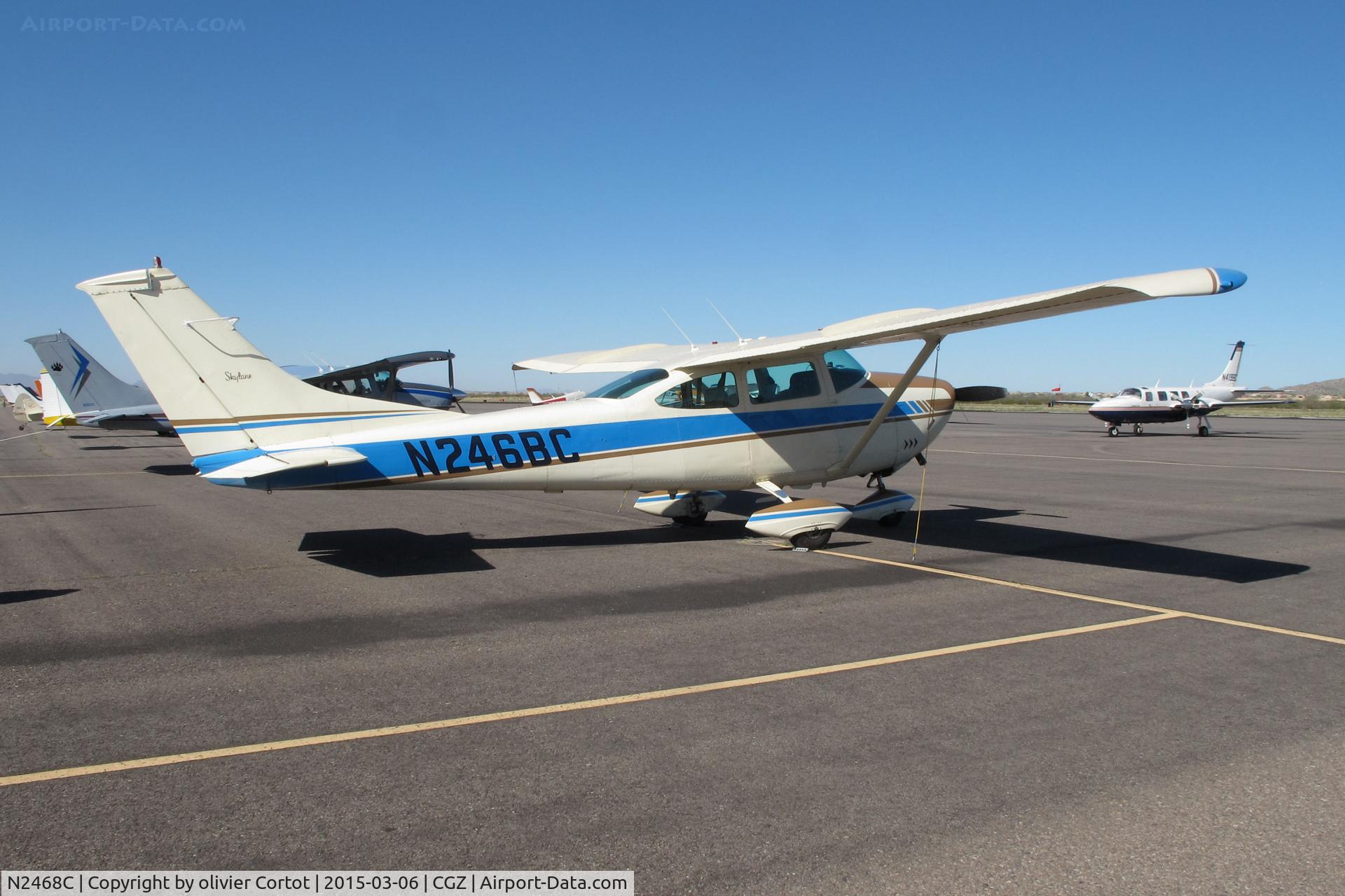 N2468C, 1954 Cessna 180 C/N 30768, cactus fly in
