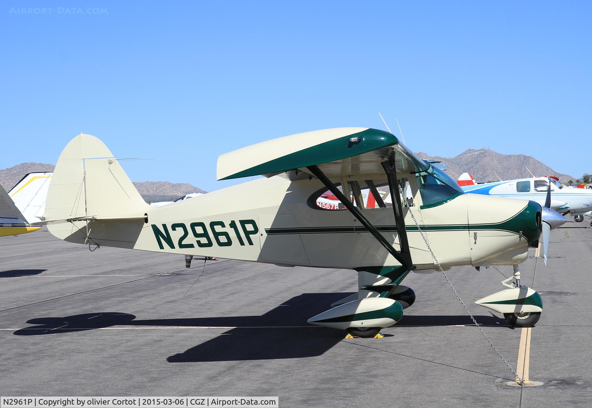 N2961P, 1955 Piper PA-22-150 C/N 22-3234, under the sun of Arizona
