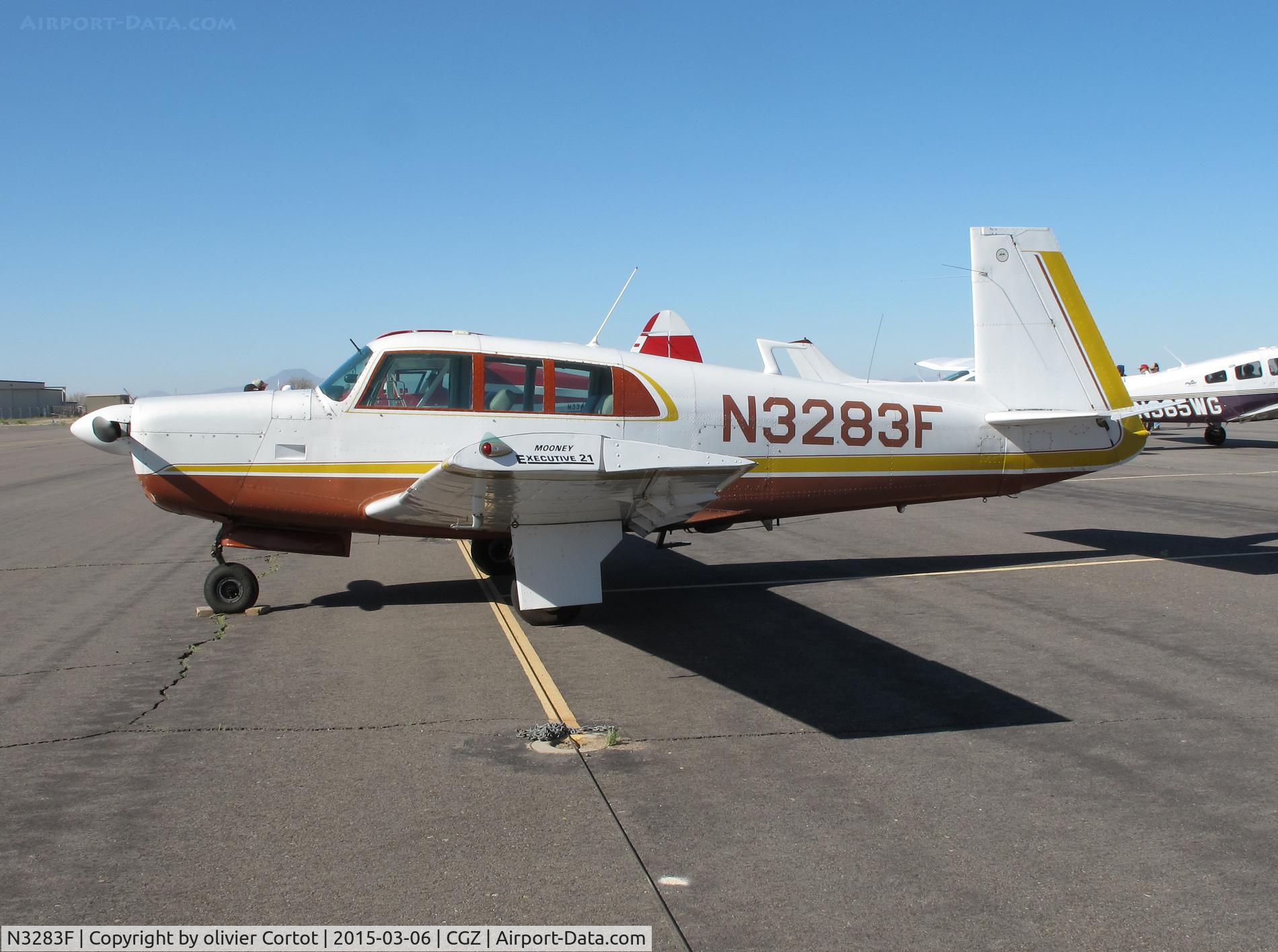 N3283F, 1967 Mooney M20F Executive C/N 670485, cactus fly in