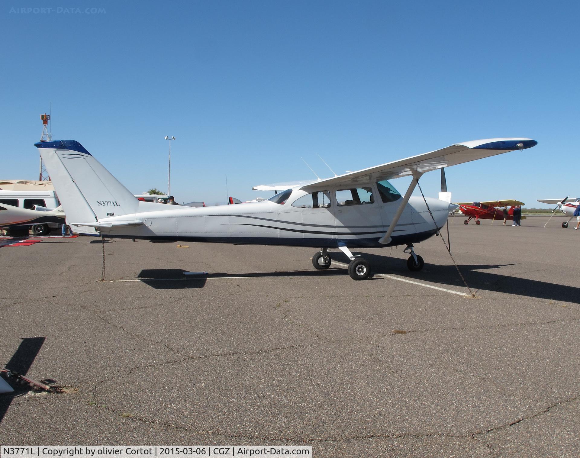 N3771L, 1966 Cessna 172G C/N 17253940, cactus fly in