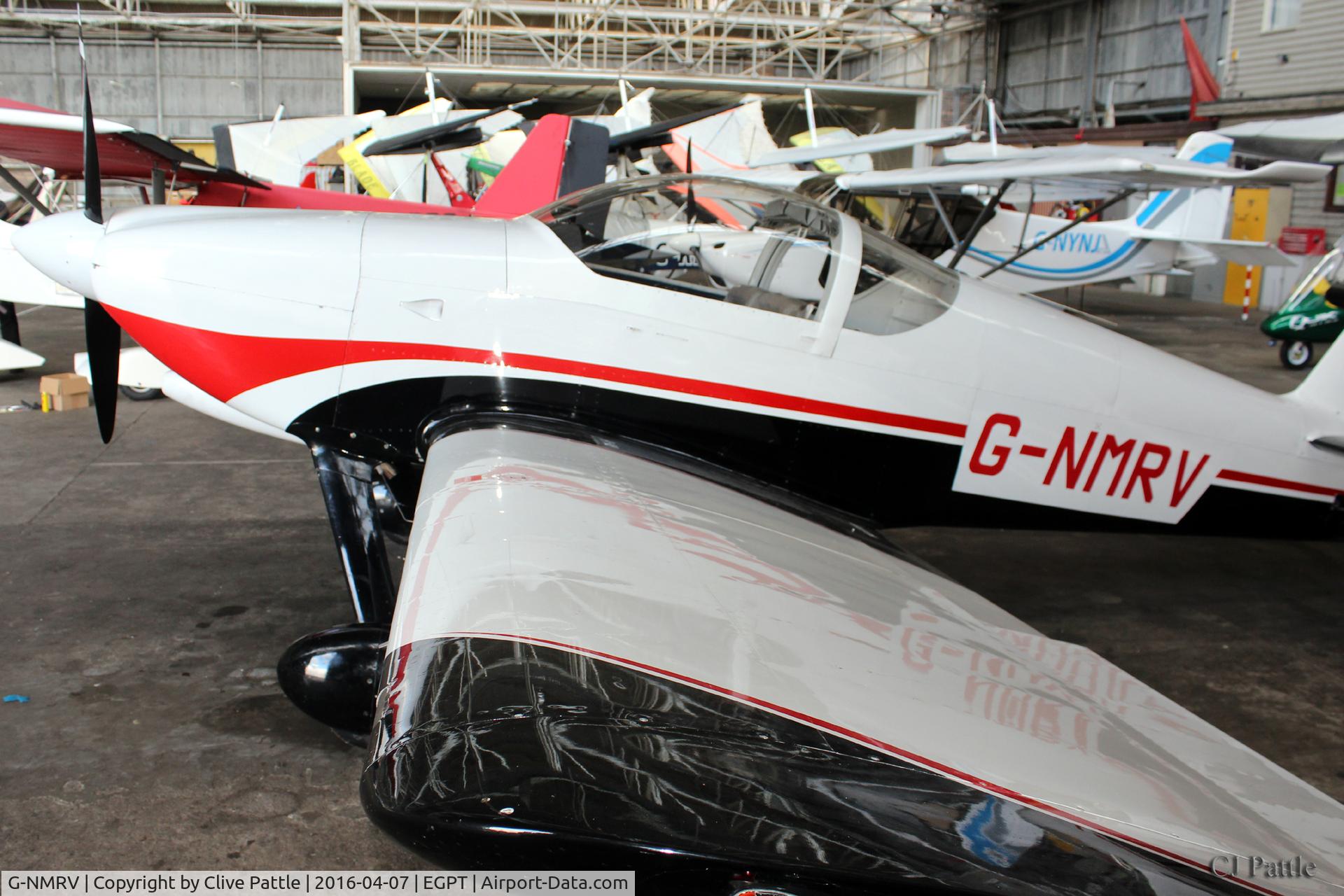 G-NMRV, 2005 Vans RV-6 C/N 22879, Hangared at Perth (Scone) airfield EGPT