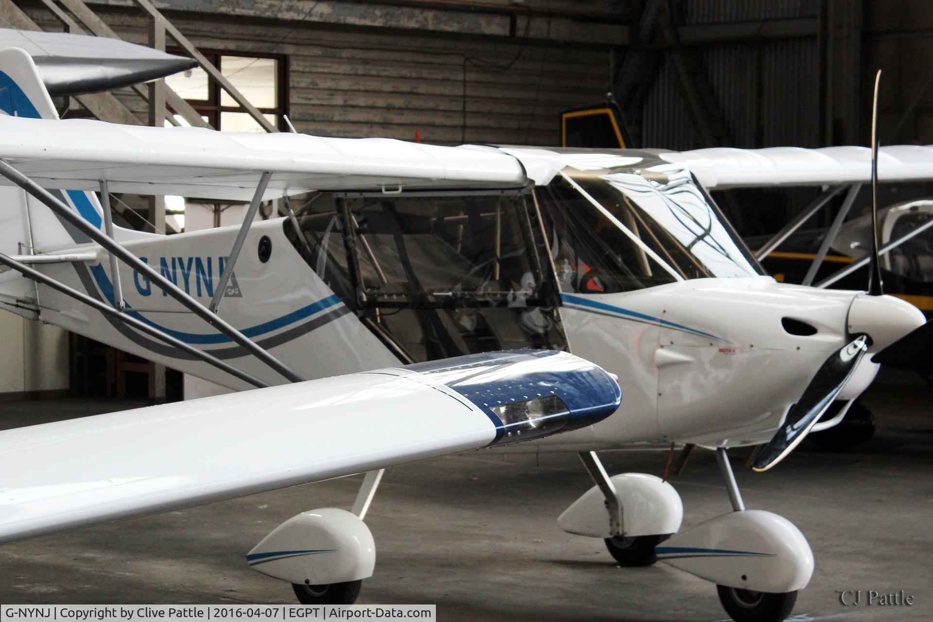 G-NYNJ, 2013 Skyranger Nynja 912S(1) C/N BMAA/HB/643, Hangared at Perth (Scone) airfield EGPT