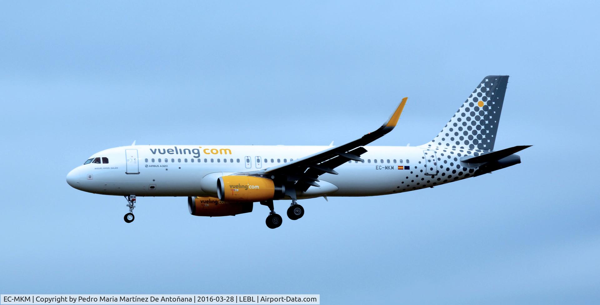 EC-MKM, 2016 Airbus A320-232 C/N 7017, El Prat  -  Barcelona  -  España
