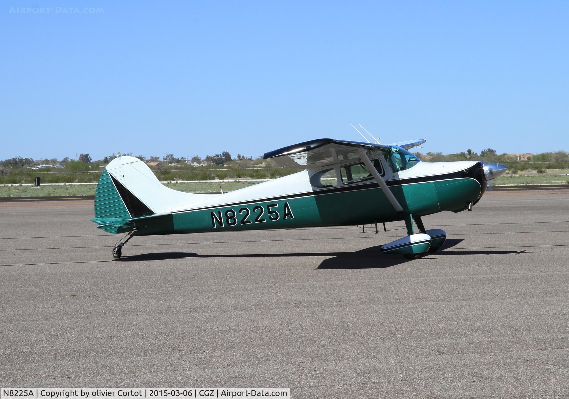N8225A, 1952 Cessna 170B C/N 25077, cactus fly in