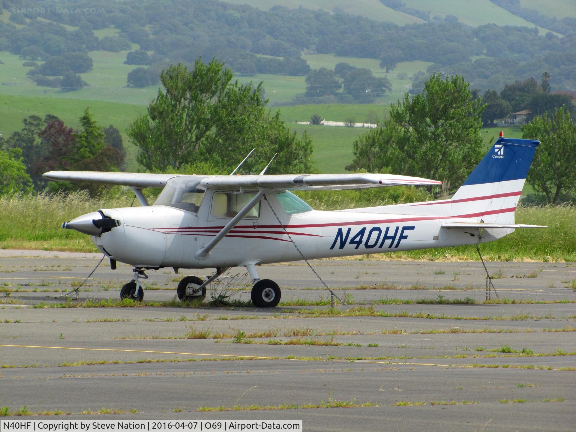 N40HF, 1971 Cessna 150L C/N 15072309, Locally-based 1971 Cessna 150L @ Petaluma Municipal Airport, CA