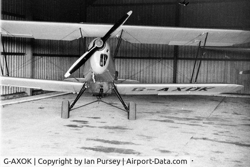 G-AXOK, 1946 Stampe-Vertongen SV-4C C/N 232, Taken at Sywell, Northamptonshire c1971