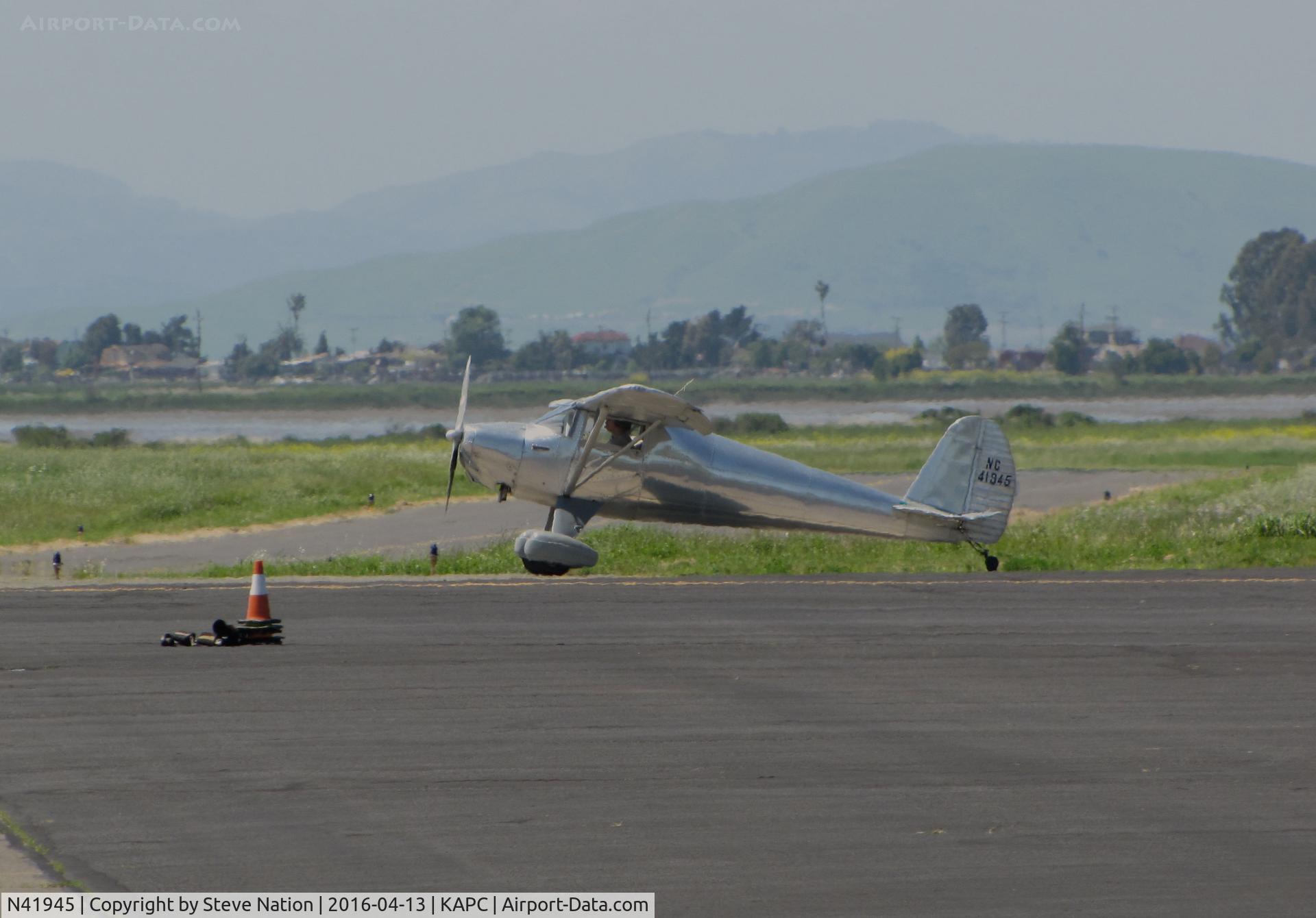 N41945, 1942 Luscombe 8D C/N 1906, Montana-based 1942 Luscombe 8D as NC49135 @ Napa County Airport, CA