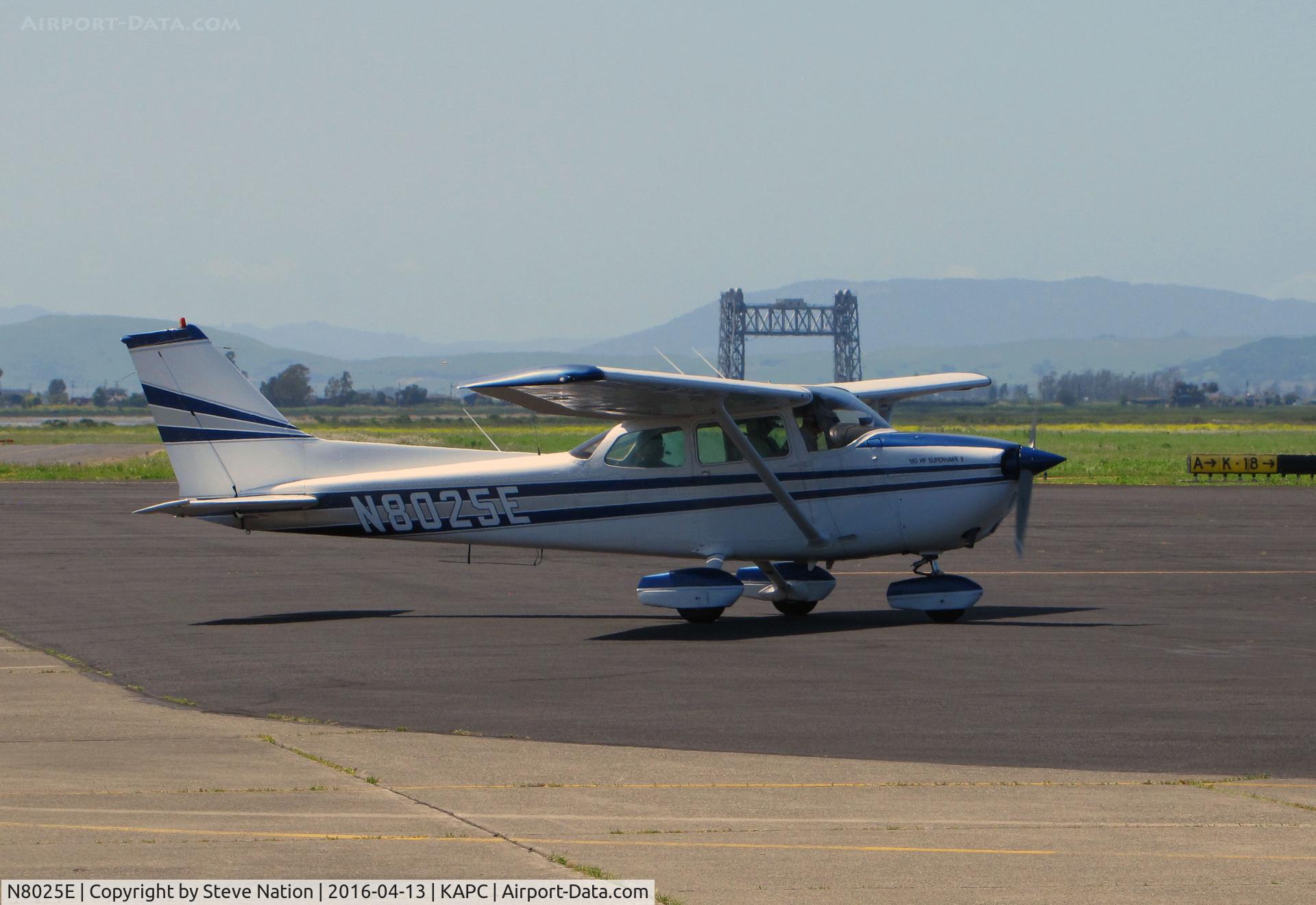 N8025E, 1978 Cessna 172N C/N 17272119, 1978 Cessna 172N visiting @ Napa County Airport, CA
