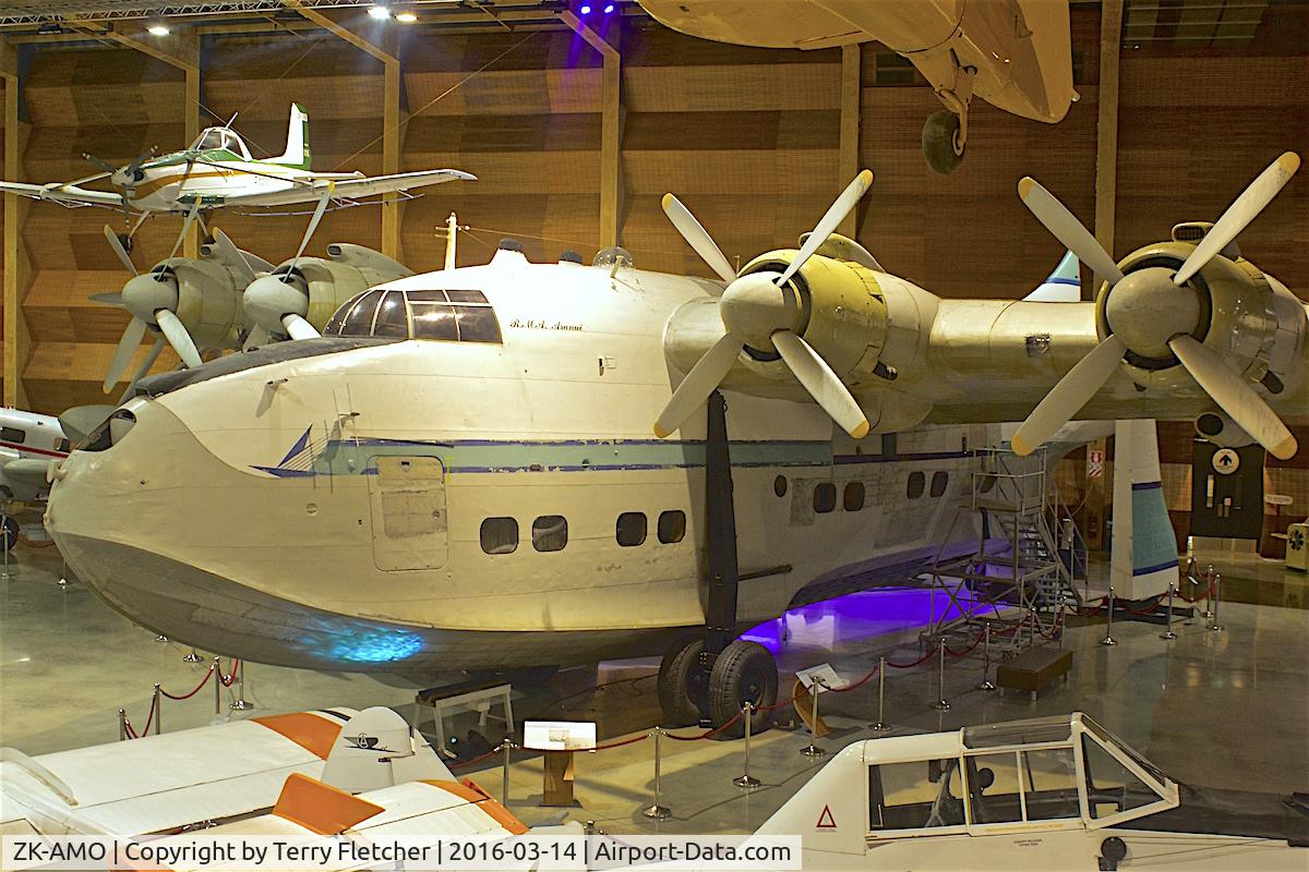 ZK-AMO, 1949 Short S45 Solent 4 C/N SH.1559, Displayed at the Museum of Transport and Technology (MOTAT) in Auckland , New Zealand