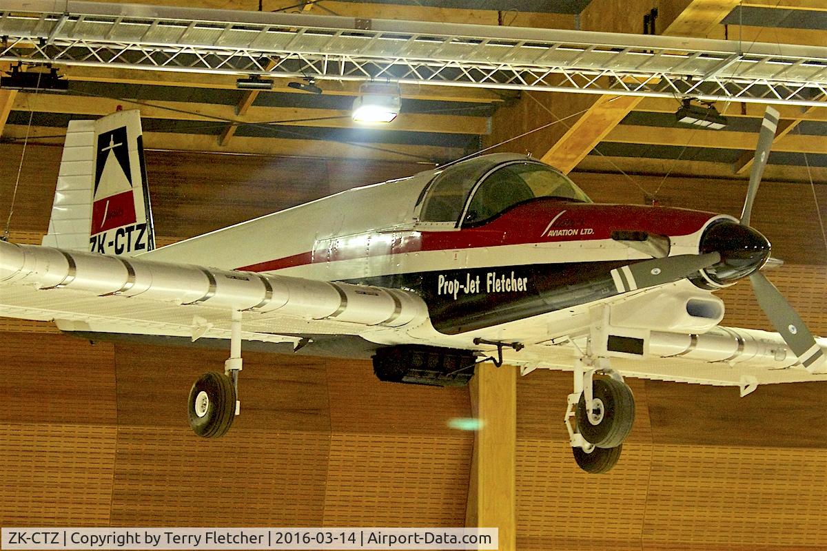 ZK-CTZ, Fletcher FU24 C/N Not found ZK-CTZ, Displayed at the Museum of Transport and Technology (MOTAT) in Auckland , New Zealand