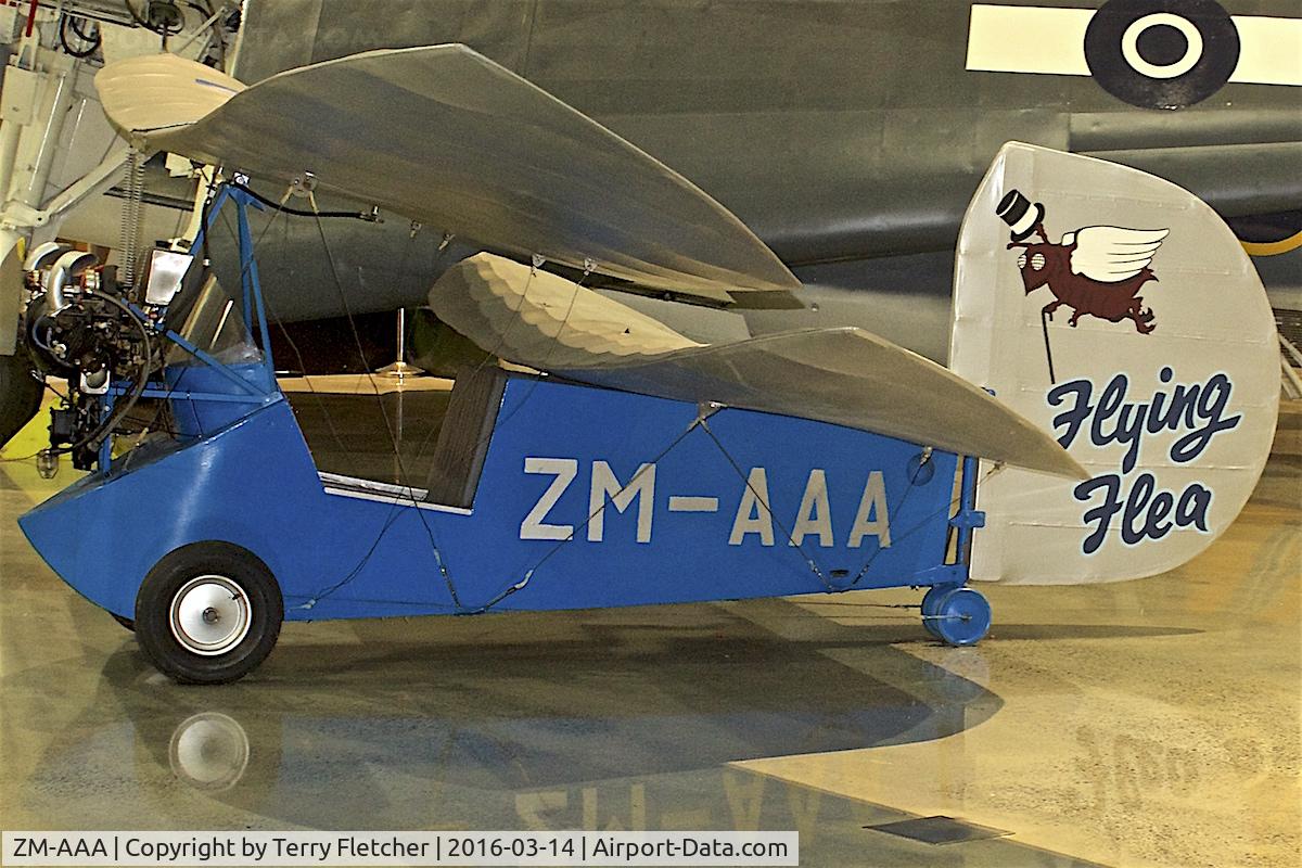 ZM-AAA, 1936 Mignet HM.14 Pou-du-Ciel C/N AC.1, Displayed at the Museum of Transport and Technology (MOTAT) in Auckland , New Zealand