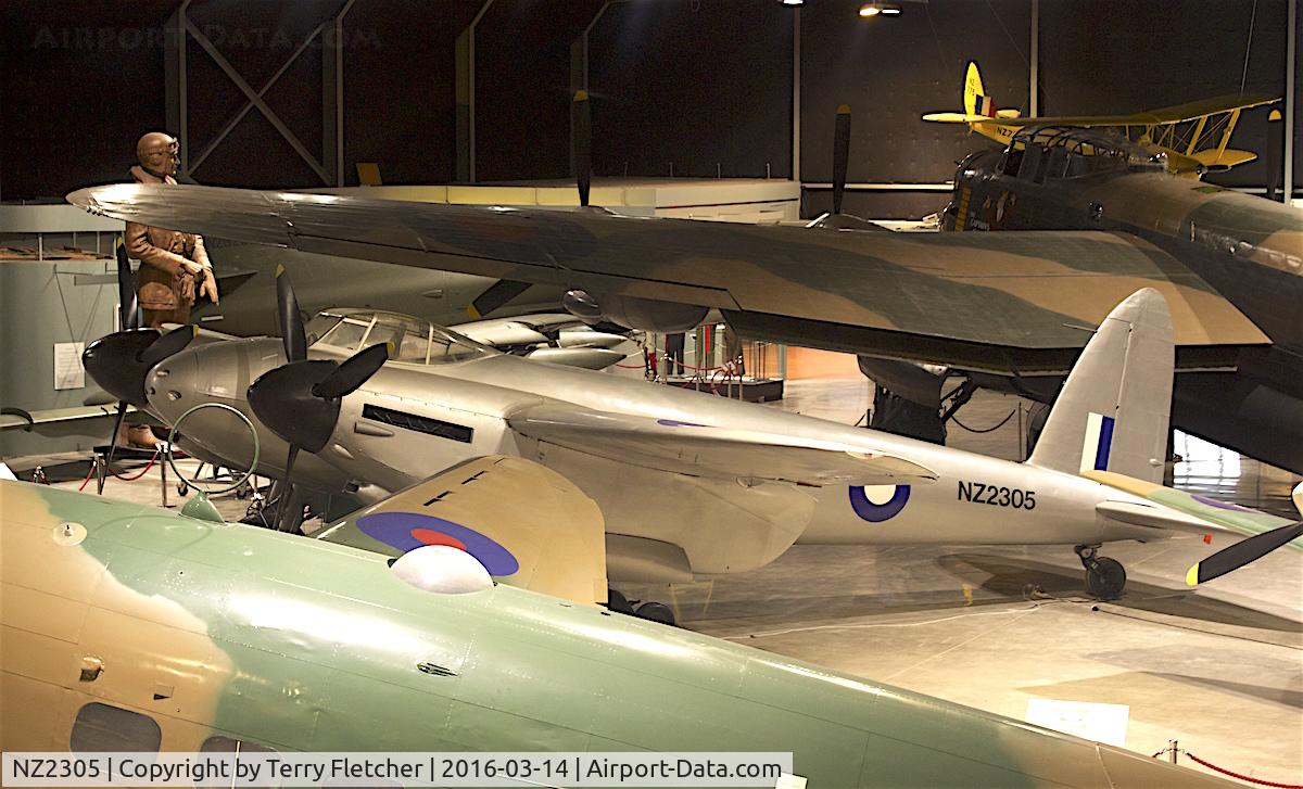 NZ2305, 1946 De Havilland DH-98 Mosquito T.43 C/N A52-1053, Displayed at the Museum of Transport and Technology (MOTAT) in Auckland , New Zealand