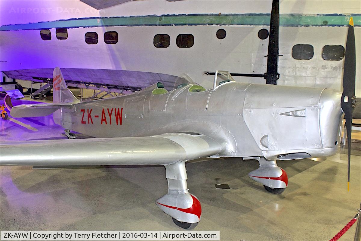 ZK-AYW, 1938 Miles M14A Hawk Trainer 3 C/N 779, Displayed at the Museum of Transport and Technology (MOTAT) in Auckland , New Zealand