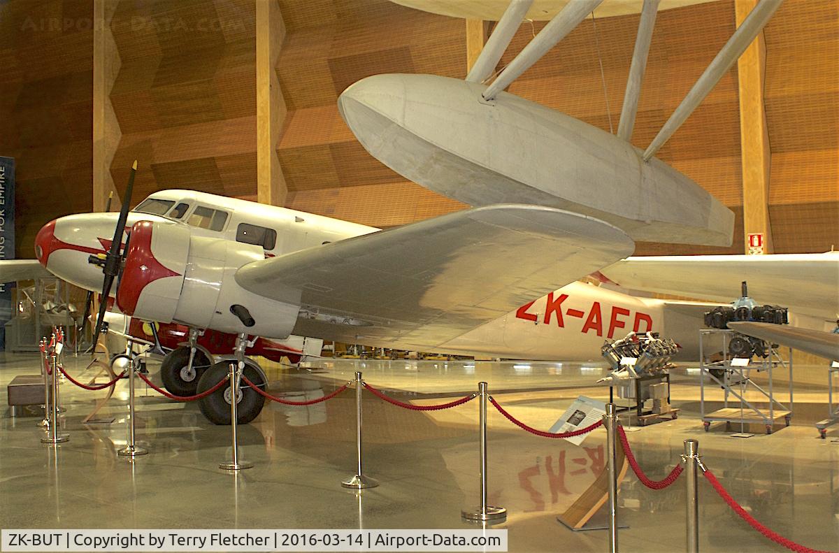 ZK-BUT, Lockheed Electra 10-A C/N 1138, Displayed at the Museum of Transport and Technology (MOTAT) in Auckland , New Zealand - restored as ZK-AFD