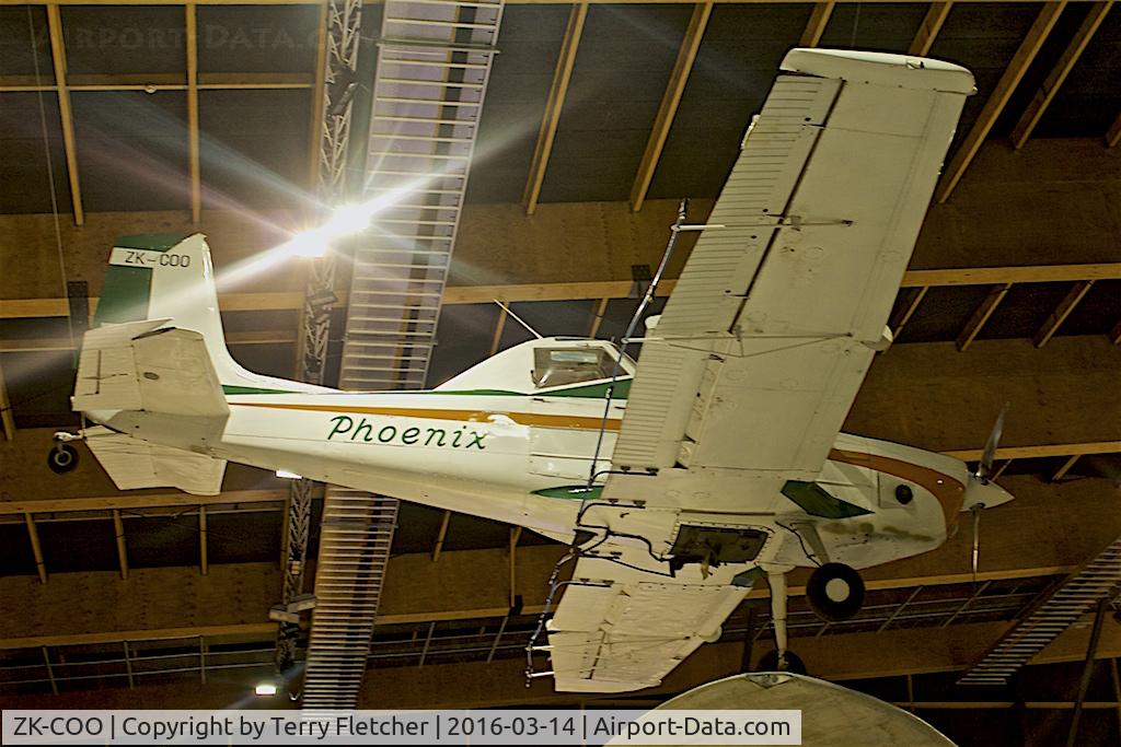 ZK-COO, Cessna A188 Agwagon C/N A188-0024, Displayed at the Museum of Transport and Technology (MOTAT) in Auckland , New Zealand