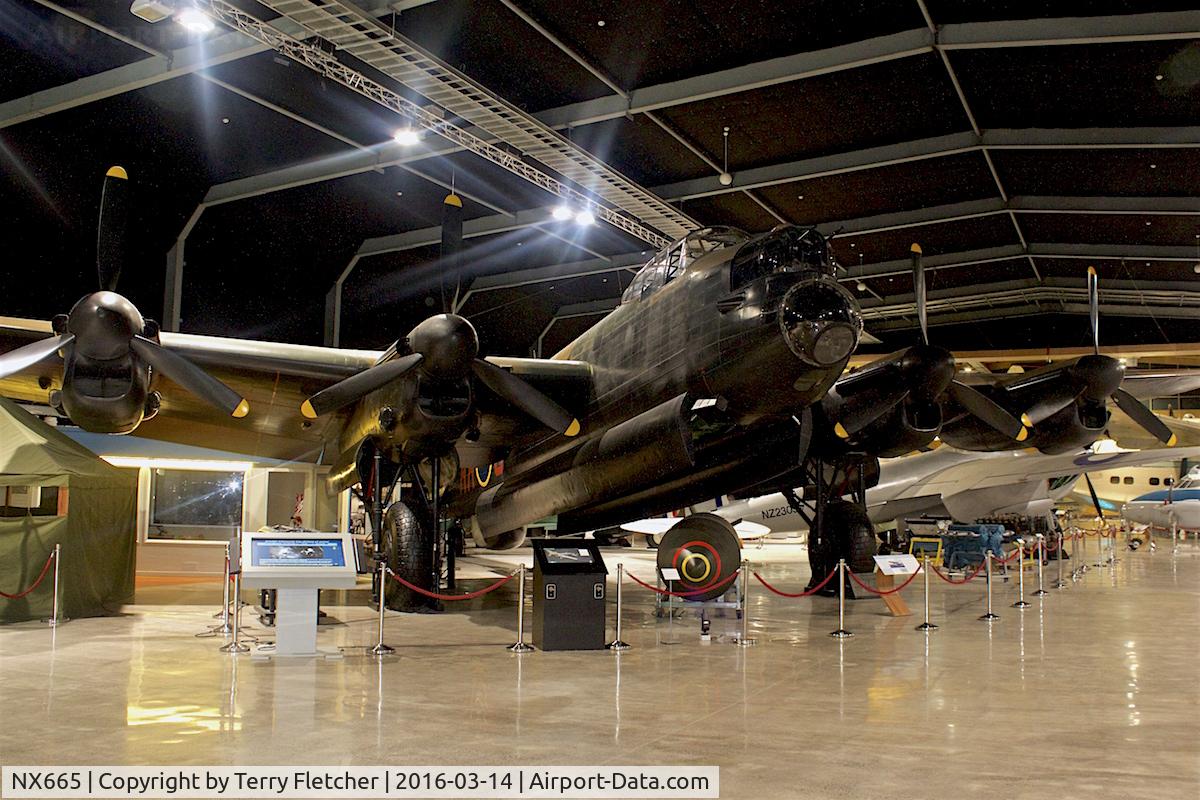 NX665, 1945 Avro Lancaster B MK 7 C/N Not found WU13/NX665, Displayed at the Museum of Transport and Technology (MOTAT) in Auckland , New Zealand