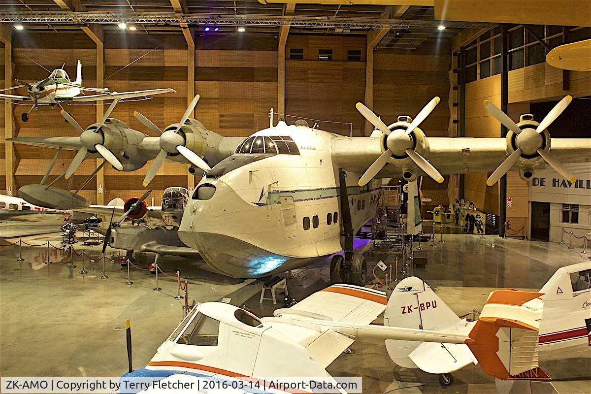 ZK-AMO, 1949 Short S45 Solent 4 C/N SH.1559, Displayed at the Museum of Transport and Technology (MOTAT) in Auckland , New Zealand