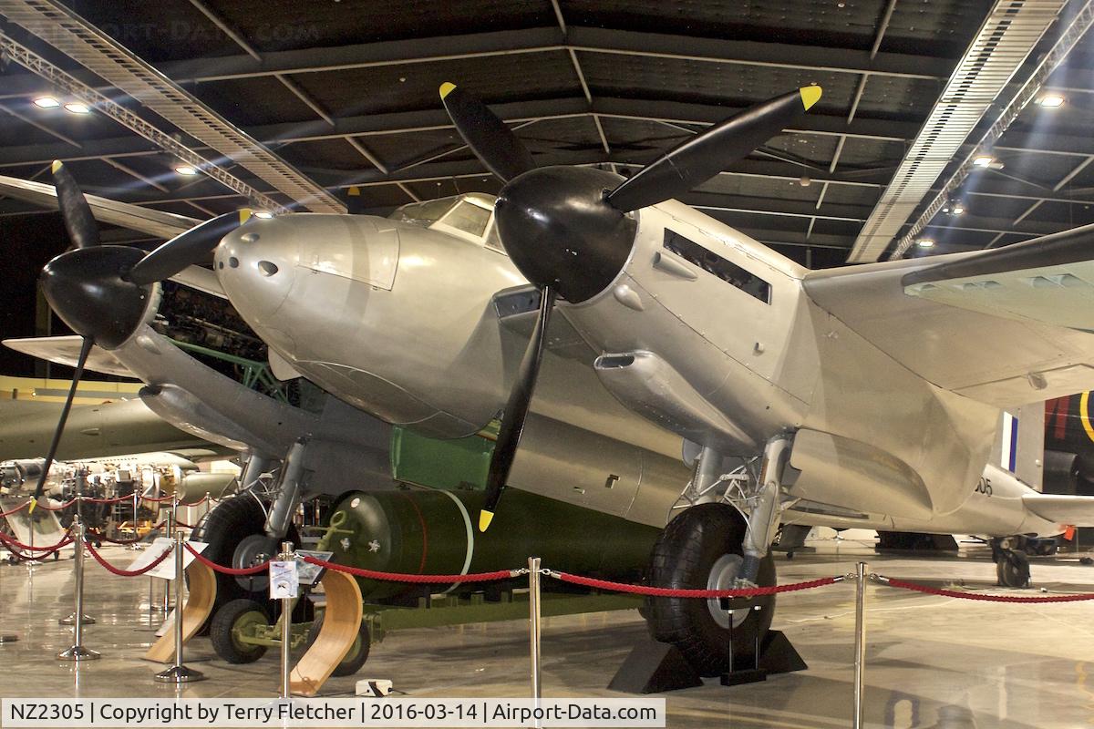 NZ2305, 1946 De Havilland DH-98 Mosquito T.43 C/N A52-1053, Displayed at the Museum of Transport and Technology (MOTAT) in Auckland , New Zealand