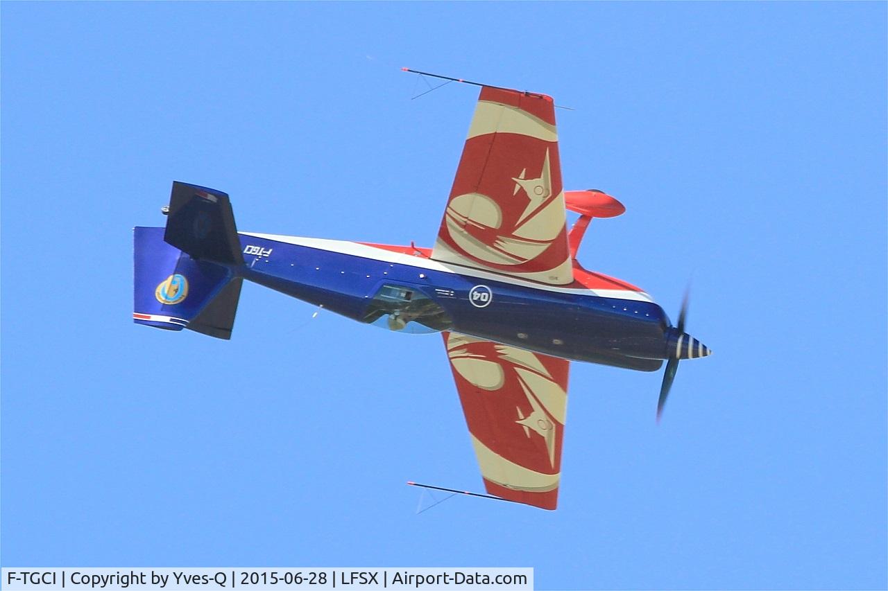 F-TGCI, Extra EA-330SC C/N 04, Extra 330SC, French Air Force aerobatic team, On display, Luxeuil-St Sauveur Air Base 116 (LFSX) Open day 2015