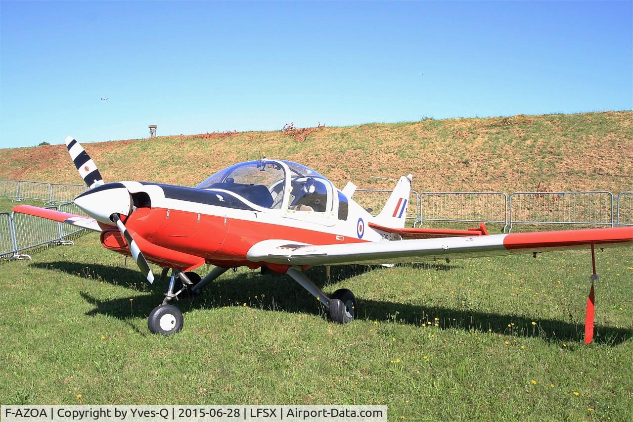 F-AZOA, 1975 Scottish Aviation Bulldog T.1 C/N BH.120/334, Scottish Aviation Bulldog T.1, Static display, Luxeuil-St Sauveur Air Base 116(LFSX) Open day 2015