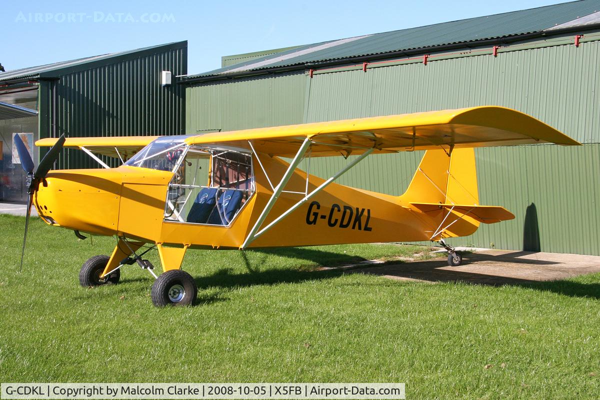 G-CDKL, 2005 Reality Escapade 912(2) C/N BMAA/HB/359, Reality Escapade 912-2, a Fishburn Airfield resident, October 2008.