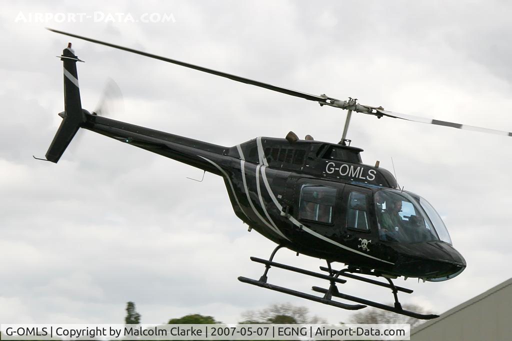 G-OMLS, 1976 Bell 206B JetRanger II C/N 1957, Bell 206B at Bagby's May Fly-In in 2007.
