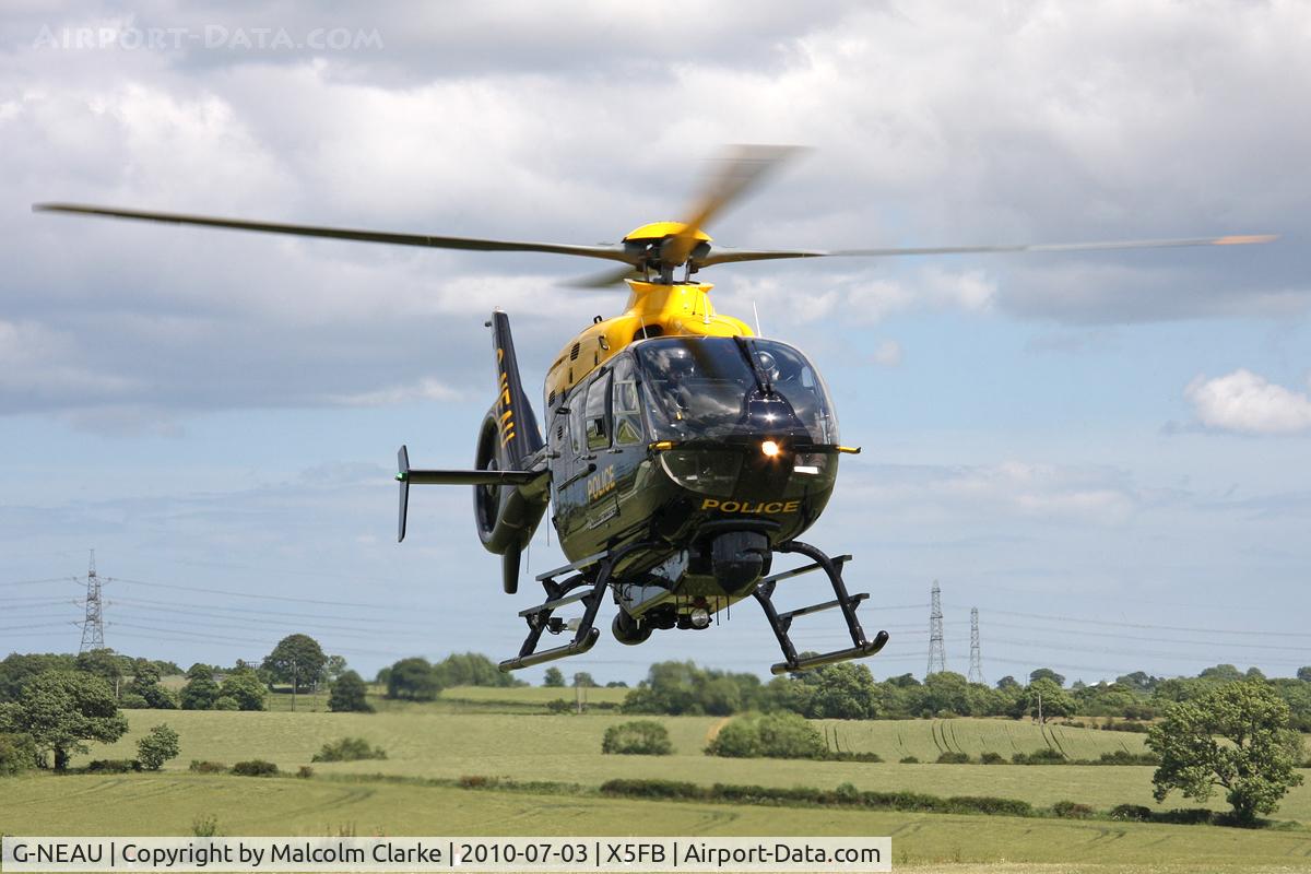 G-NEAU, 2004 Eurocopter EC-135T-2 C/N 0333, Eurocopter EC-135T-2 (UK Police Force) at Fishburn Airfield, UK in July 2010.