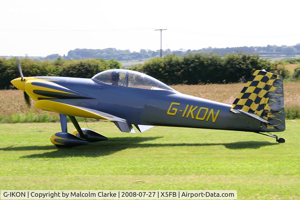 G-IKON, 2006 Vans RV-4 C/N PFA 181-14474, Vans RV-4, Fishburn Airfield, July 2008.