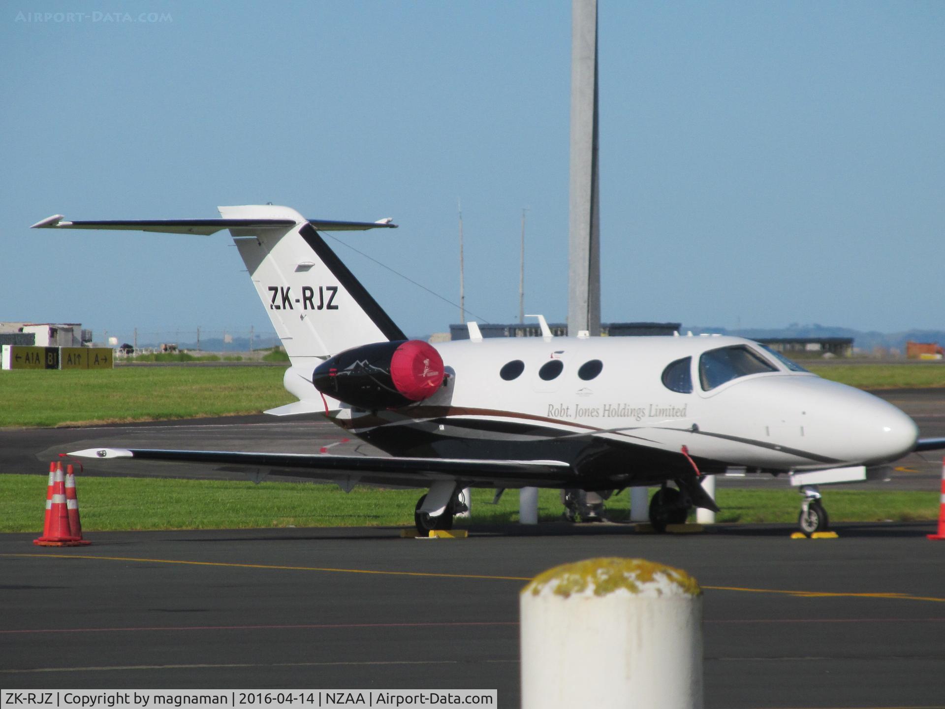 ZK-RJZ, 2012 Cessna 510 Citation Mustang Citation Mustang C/N 510-0398, basking in autumn sun on convair apron